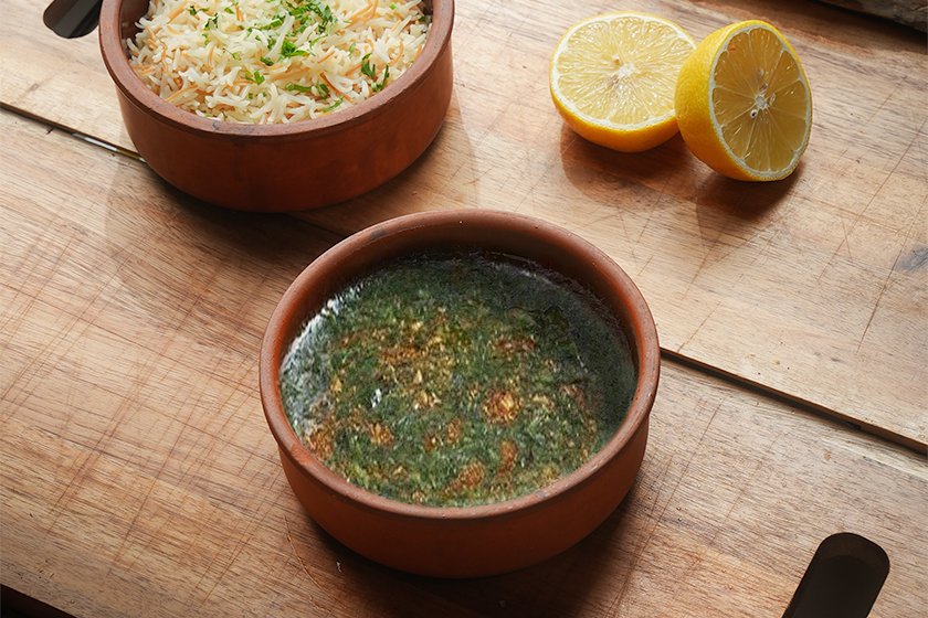 Egyptian Molokhia Tagine